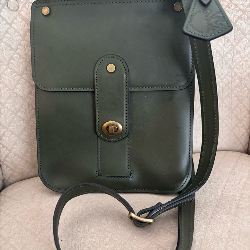 SOLD-Italian Leather Crossbody Bag